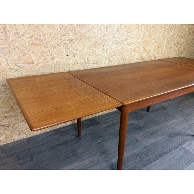Teak Extendable Dining Table, Denmark, 1960s For Sale - Image 16 of 18