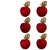 Contemporary Vintage Golden Beaded Pear Christmas Ornaments - Set of 4 For Sale - Image 3 of 3