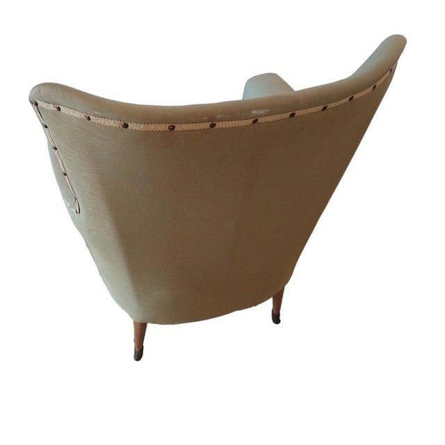 Vintage Italian Green Lounge Chair from La Permanente Mobili Cantù, 1950s For Sale - Image 6 of 11