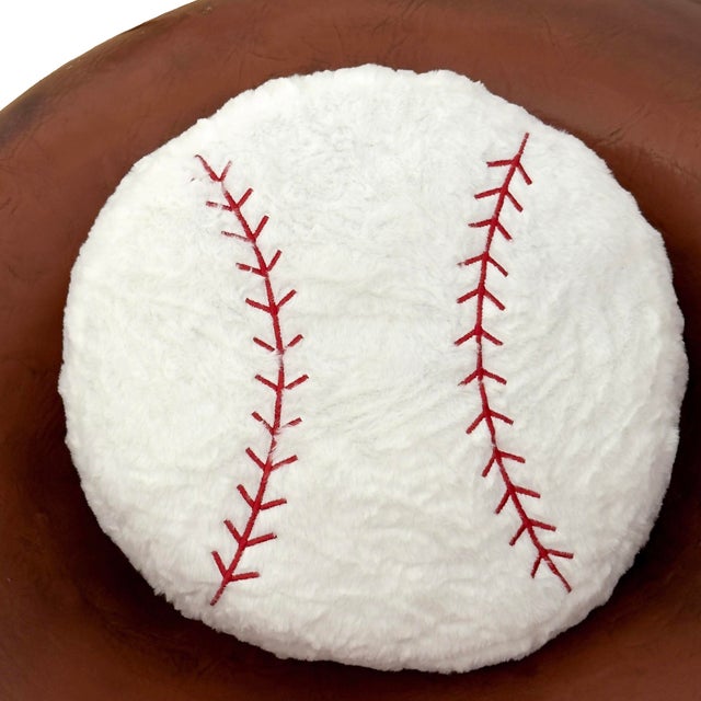 Vintage 1990s Oversized Baseball Glove Catchers Mitt Lounge Chair For Sale - Image 13 of 18