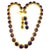 Bochic "Capri" Natural Blue Sapphire & Diamond Necklace & Earrings Set 18K Gold For Sale - Image 15 of 18