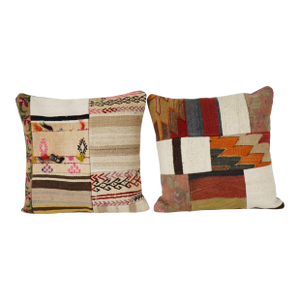 Turkish Patchwork Cushion Cover - A Pair