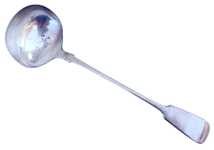 1940s English Silver-Plate Ladle