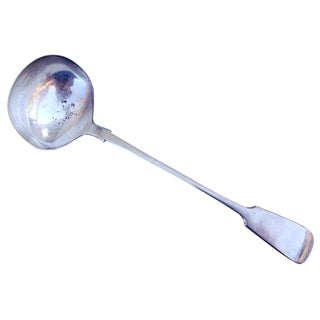 English Silver-Plate Ladle For Sale
