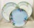 Ceramic Vintage Floral Hand‑Painted Wall Plate Collection / Grouping - Set of 7 For Sale - Image 7 of 12