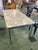 Marble and Metal Table attributed to Florence Knoll, 1960 For Sale - Image 3 of 11