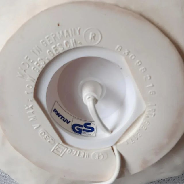 1980s Plastic Stone Table Lamp from Heico, 1980s For Sale - Image 5 of 8