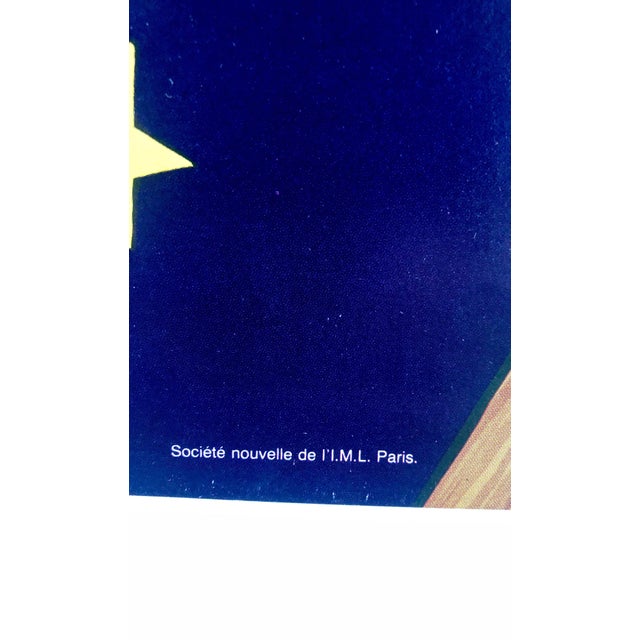 Late 20th Century Valerio Adami, Italian Post Modern Pop Art Lithograph Vintage Poster Memphis Galerie Maeght, 1980 For Sale - Image 5 of 6