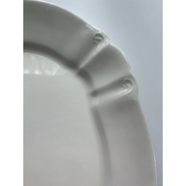 Antique Maddocks Lamberton Works Large Porcelain Platter Trenton Pottery Serving Platter For Sale - Image 4 of 6