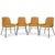 S1000 Dining Chairs in Yellow Leather, Set of 4 For Sale - Image 14 of 14