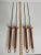 Mid-Century Modern Mid-Century Ebon-Ware Barbecue Skewer Swords Kabobs- Set of 4 For Sale - Image 3 of 12