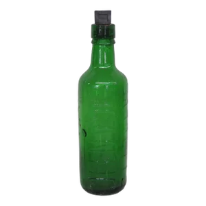 Embossed Barretts London Cigantic Ginger Beer Emerald Green Bottle