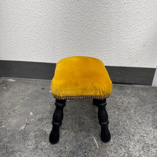 Early 20th Century English Victorian Style Footstool, Antique For Sale - Image 5 of 12
