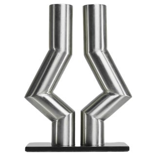 Vintage Tubular Sculpture by Rudolf Wolf, 1975 For Sale