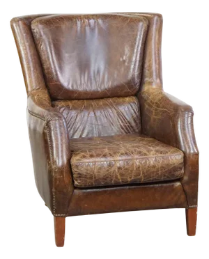 Vintage Club Chair in Cowhide