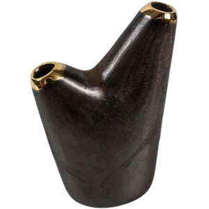 Mid-Century Modern Carl Auböck Model #3794/1 'Aorta' Brass Vase