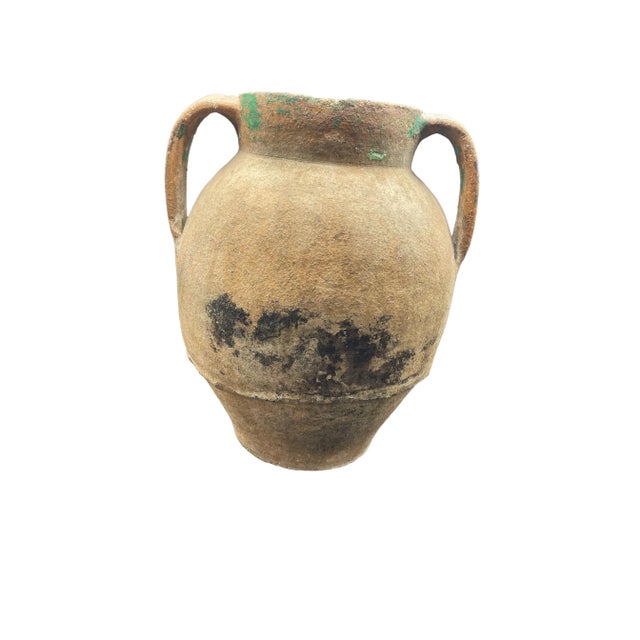 Antique Terracotta Water Pot For Sale In West Palm - Image 6 of 6