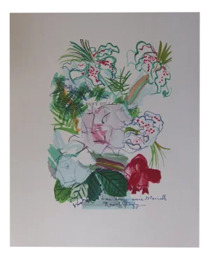 Raoul Dufy, Colorful Bouquet, Lithograph