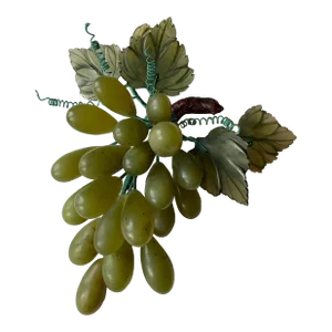 Vintage 1960's Jade Grapes