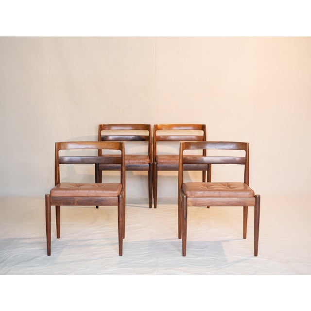 1960s Model 301 Chairs by Kai Kristiansen, 1960s, Set of 4 For Sale - Image 5 of 5