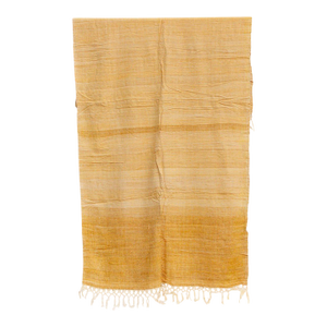 Organic Peace Silk Throw, Golden Blossom