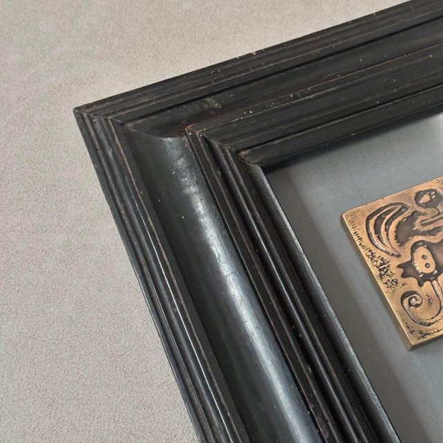 1980s Joan Miró, Laurels Number One Relief, 20th Century, Patinated Bronze For Sale - Image 5 of 12