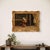 The antique paintings category presents a refined oil on canvas painting depicting an elegant interior scene in historical...