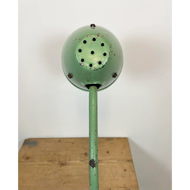 Industrial Green Table Lamp, 1960s For Sale - Image 12 of 16
