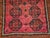 Vintage Afghan Bokhara Area Rug, Hand-Knotted Wool, Allover Geometric Pattern, Plum & Burgundy, 4x5 For Sale - Image 13 of 17