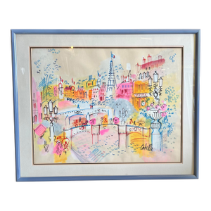 Mid 20th Century Original Impressionist Painting by Cobelle