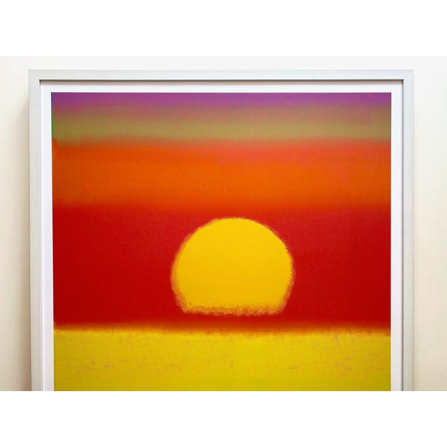 Andy Warhol Foundation Lithograph Print Modernist Framed Pop