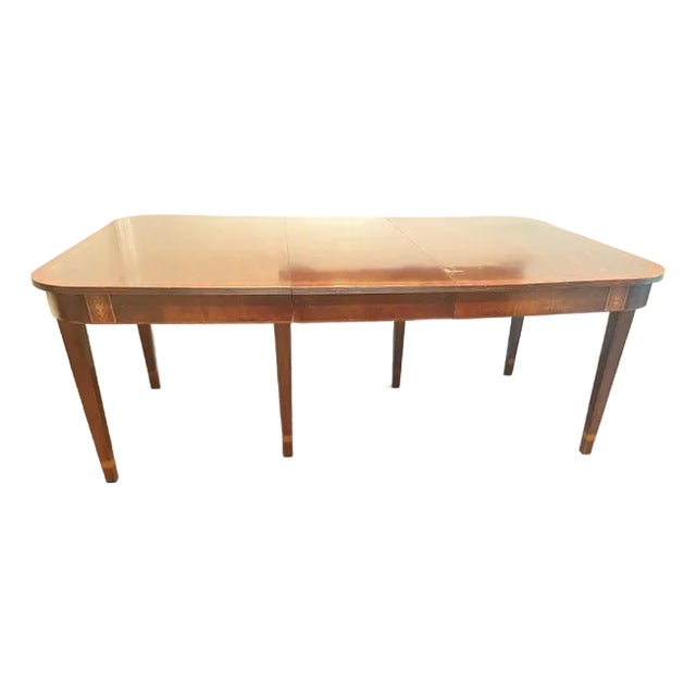 Vintage English Mahoganny Extention Table For Sale