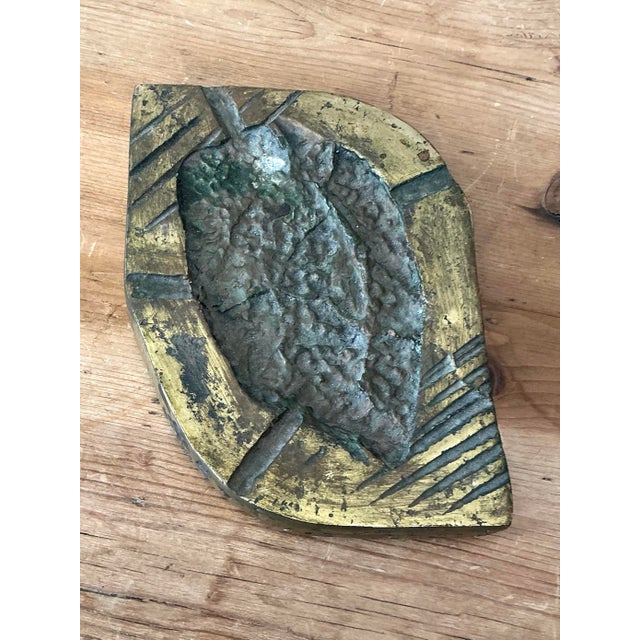Vintage Brutalist Leaf Ashtray For Sale - Image 11 of 12