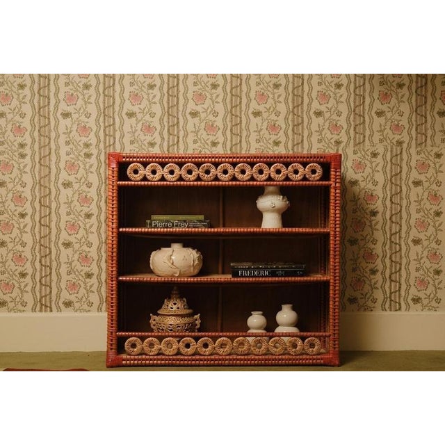 Contemporary Bridget Low Cabinet in Natural Rattan by Popus Editions For Sale - Image 3 of 4