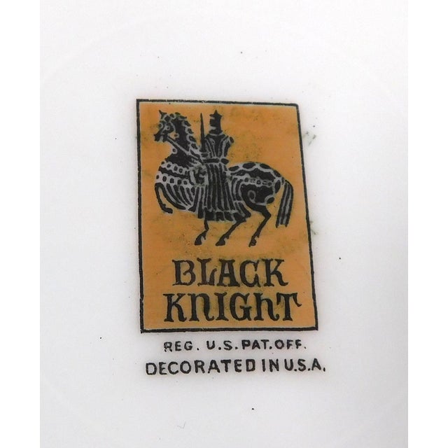 1960s Black Knight Gold Encrusted Salad Plate in Blk190 For Sale - Image 4 of 4