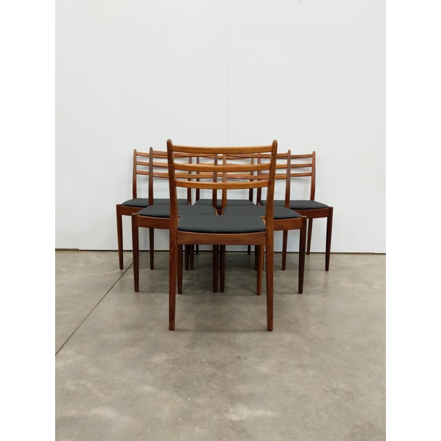 G Plan Set of 6 Vintage Mid Century Modern Dining Chairs by G Plan For Sale - Image 4 of 10