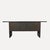 Large Dark-Stained Oak Sideboard with Overhanging Top and 3 Large Doors with Leather Straps, France, 1950s For Sale - Image 3 of 13