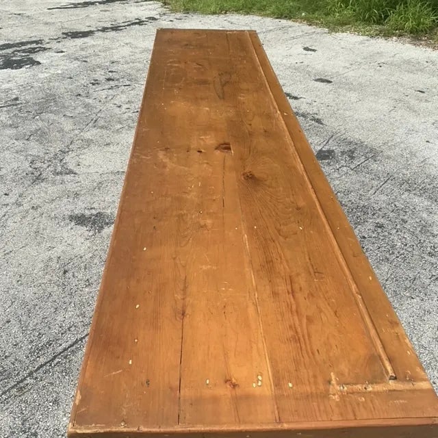 Camel Vintage Boho Primitive Credenza For Sale - Image 8 of 9