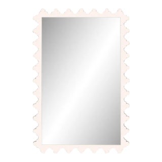 Fleur Home Garden District Magazine Rectangle Mirror in Frosted Petal, 35.5x47 For Sale