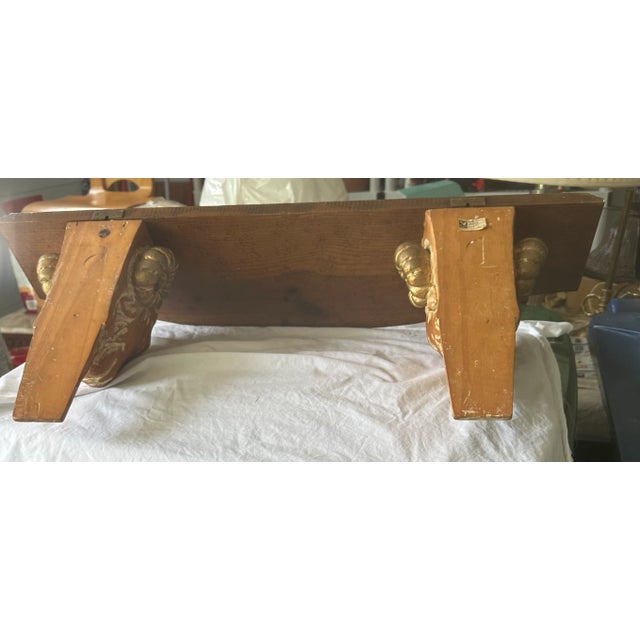 Carved Rams Head Wall Shelf For Sale - Image 9 of 12