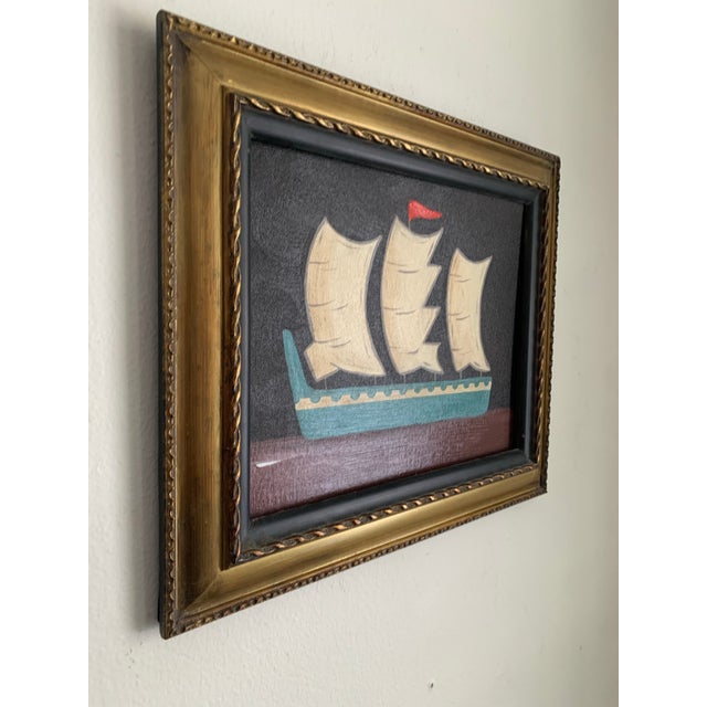 Add impact to your space with this 8x10 ship painting distinguished by an unexpected color palette. The vessel is rendered...