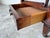 Wood Vintage Hammary Mahogany Canterbury Magazine Rack With Drawer and Casters For Sale - Image 7 of 12