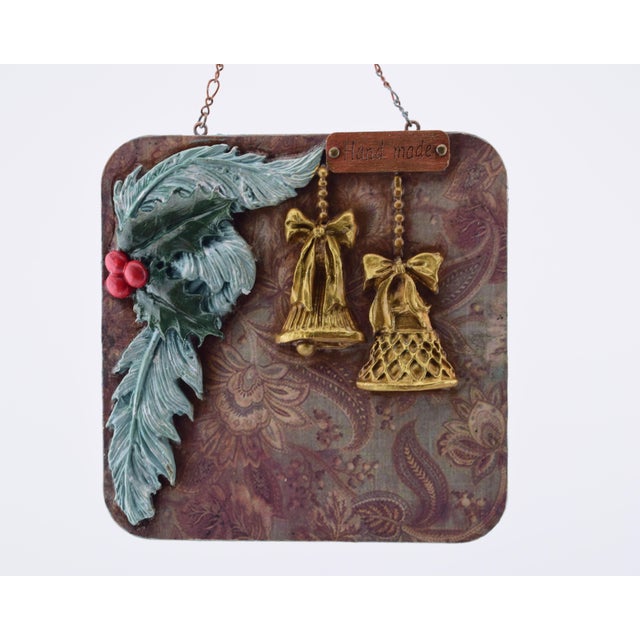 This baroque-style Christmas ornament has been handcrafted and hand-painted, making each one unique. The materials used...