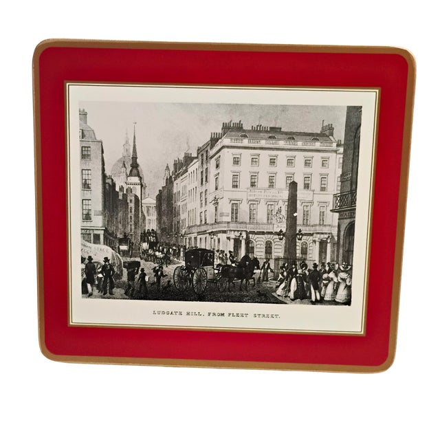 Vintage Pimpernel British Heritage Cork-Backed Placemats - Set of 8 - Boxed For Sale In Tampa - Image 6 of 12