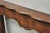 Antique Italian Provincial Carved Serpentine Scalloped Walnut Fireplace Mantel For Sale - Image 4 of 18