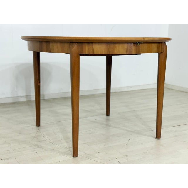 Brown Vintage Extendable Dining Table For Sale - Image 8 of 11