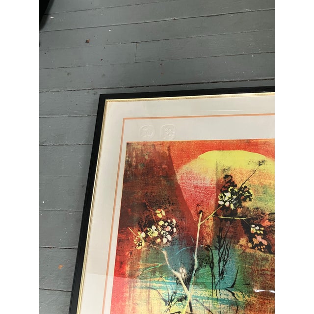 1970’s Original Hoi Lebadang Abstract Embossed Lithograph For Sale In Philadelphia - Image 6 of 6