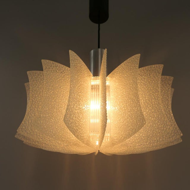 Mid-Century Acrylic Pendant Lamp, Germany, 1960s For Sale - Image 10 of 12