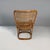 Tito Agnoli Set of Mid-Century Modern Italian Rattan B4 Armchair and Ottoman from Tito Agnoli, 1950s For Sale - Image 4 of 18
