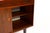 1960s Danish Modern Mid Century Compact Rosewood Credenza Sideboard — Sliding Doors + Shallow Drawer For Sale In Los Angeles - Image 6 of 9